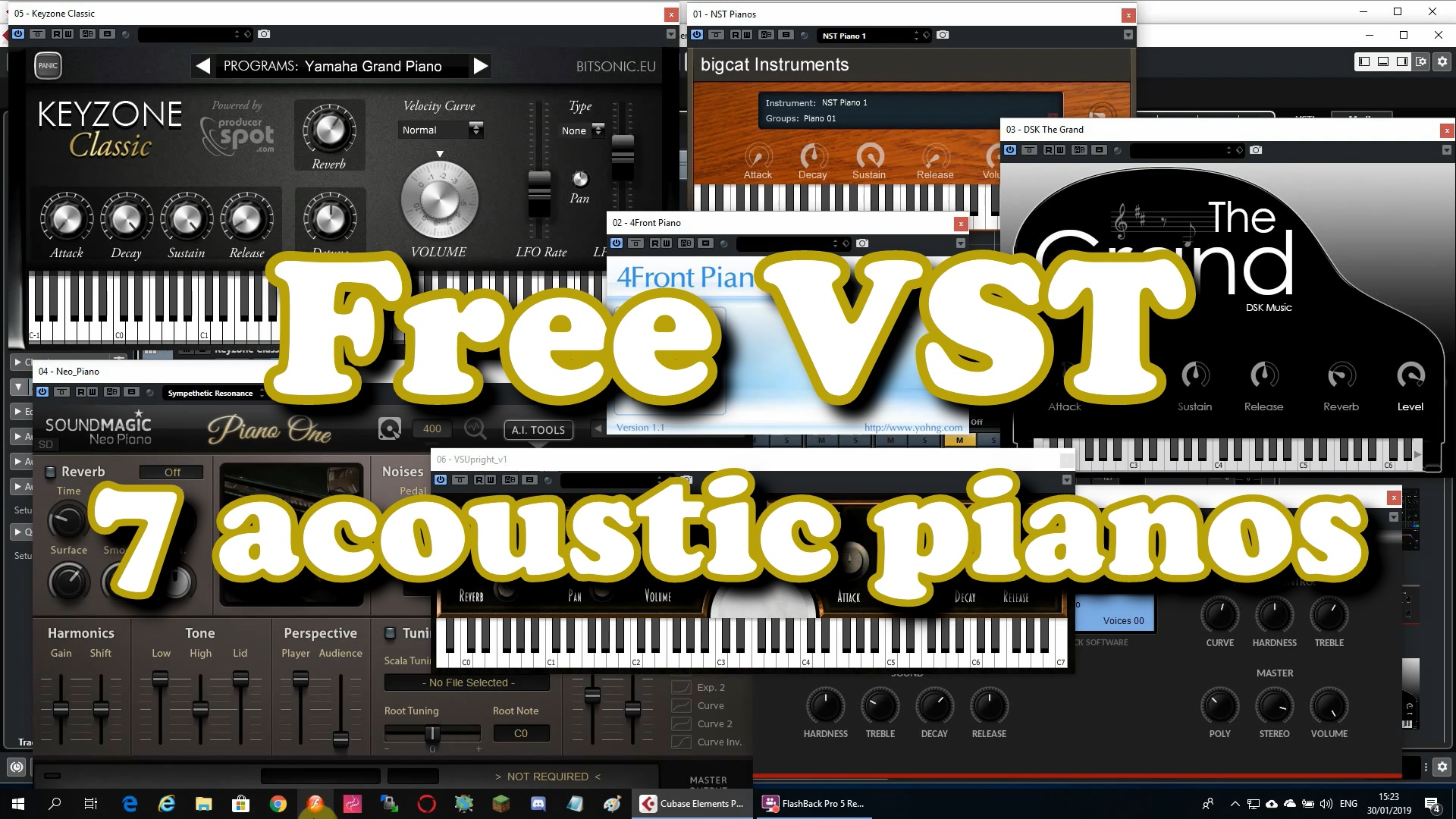 free acoustic bass vst