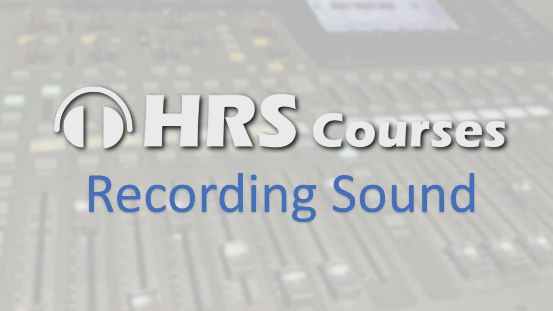 Course01 RecordingSound Image