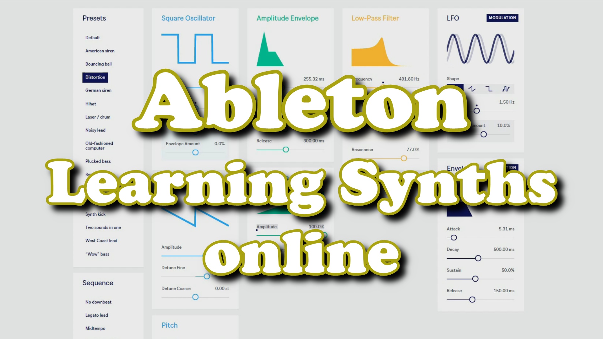 Ableton Learning Synths