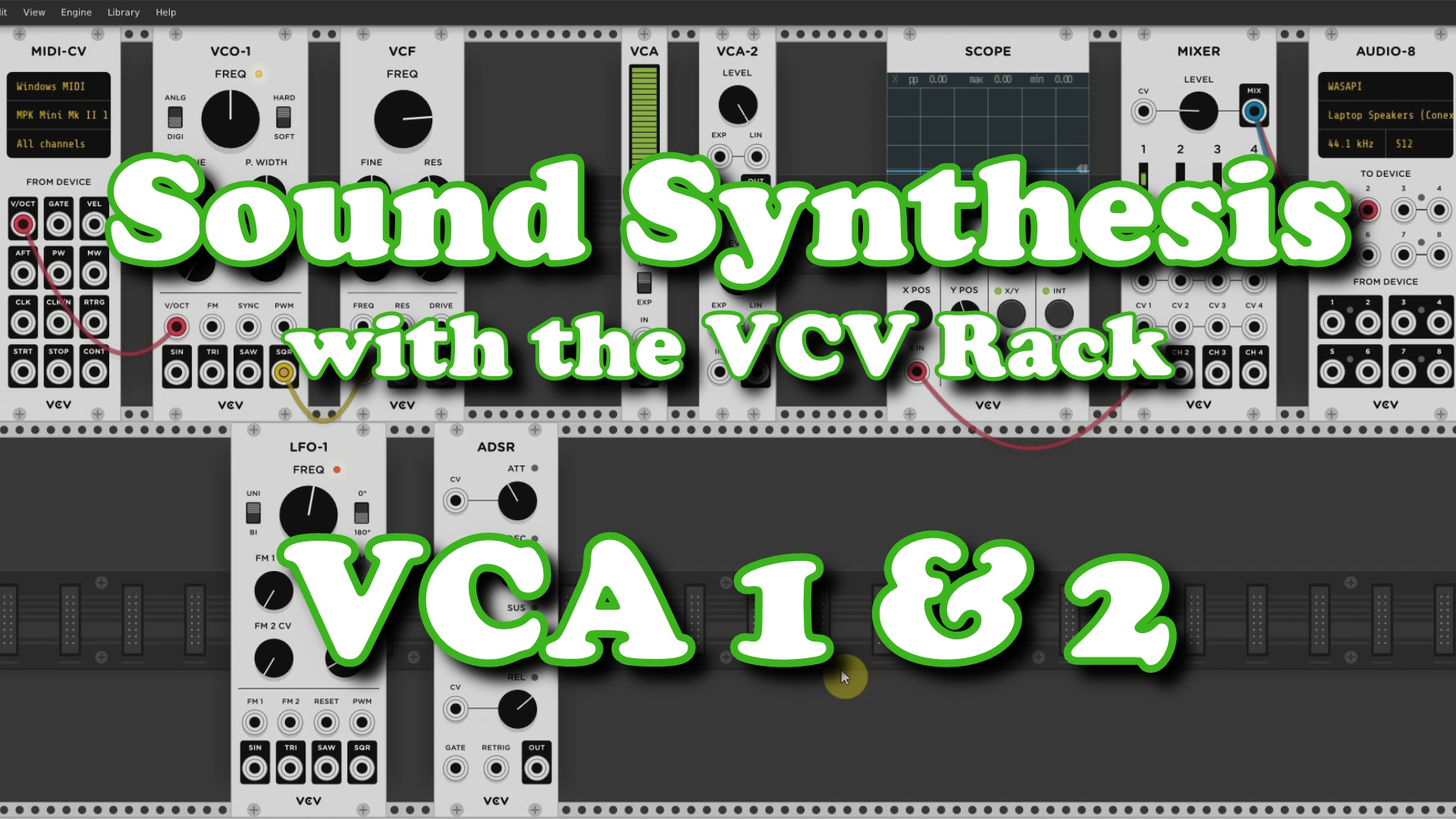 VCV Rack -  VCA 1 & 2